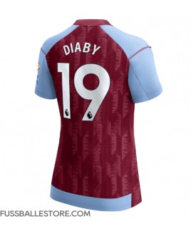 Günstige Aston Villa Moussa Diaby #19 Heimtrikot Damen 2023-24 Kurzarm